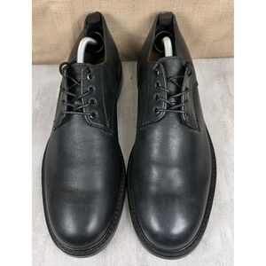 Frye Murray Black Leather Lace-Up Plain Toe Oxford Dress Shoes Men's Size 11